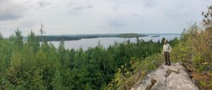 Overlook above campsite