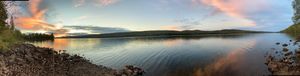 Sunset on Pine Lake