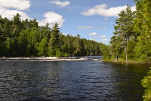 fishing at McAree Rapids