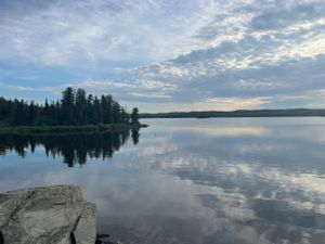 Evening view from camp