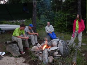 Fire pit at Site U9