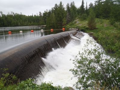 Dam between Sucker and Basswood