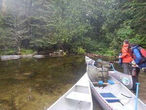 Dore' Lake end of the Deux Rivieres Portage