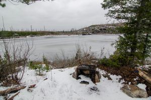 Snowy Campsite