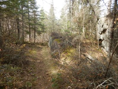 Boulders along the trail