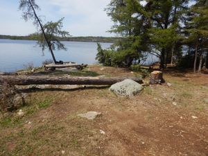 Gull Lake Island camp #1740