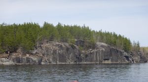 Gull Lake cliff