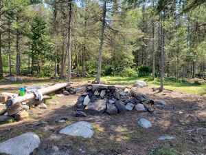 Plenty of seating and tent pads