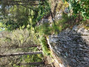 Grooves left behind by glaciers