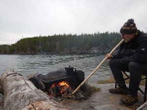 tending the fire