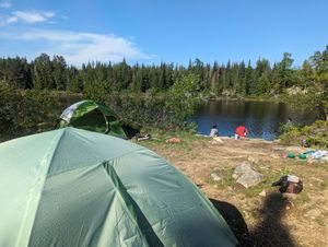 Campsite overlook
