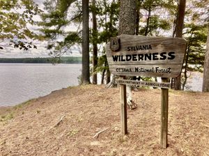 Clark Lake Landing Sign