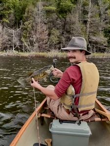 Nice Smallmouth Bass on Deer Island Lake