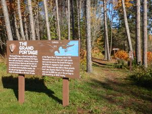 The Grand Portage trailhead
