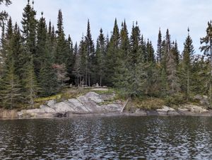 camp from lake