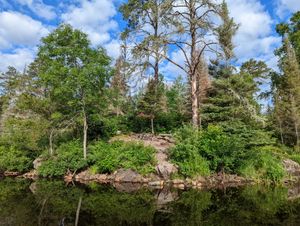 Camp view from water