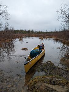 Flooded portage