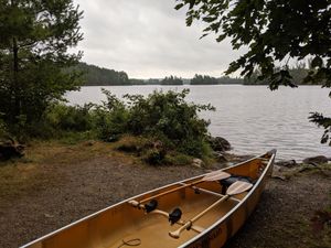 start of portage to crab