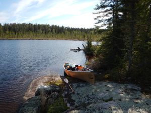 Portage into Savoyard Lake