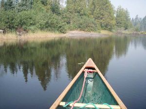 Isabella R near Rice Lake - east end