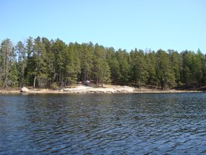 View of Boulder Bay Campsite