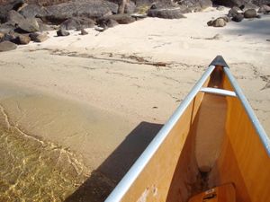 Beach at Campsite
