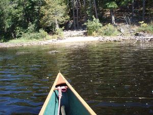 S Kawish south 15r portage - south end - paddle through