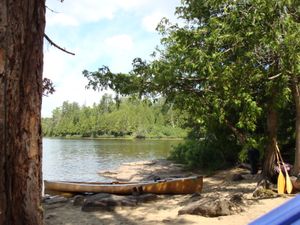 Landing at Campsite