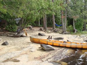 Landing at Campsite