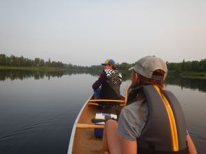 Aurora & Blake fishing