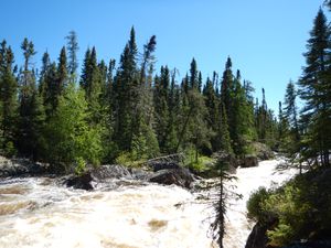 Lower Wabakimi Falls