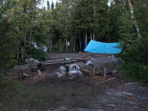 Firepit/Kitchen Area