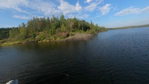 Campsite 1273 from the water