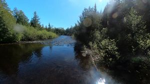 Rapids on Brule River