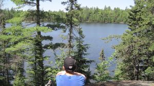 Overlooking Home Lake