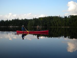 calm water