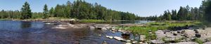 Basswood Falls panorama