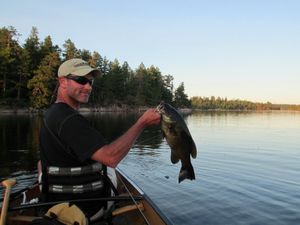 Steve with a nice smallmouth