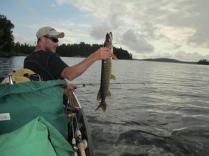 Steve with a pike