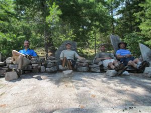 Stone chairs