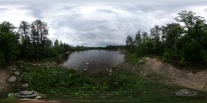 Landing in Middlle of Basswood Falls Portage