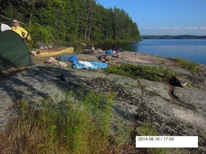 Sturgeon Campsite 645 relaxing slab