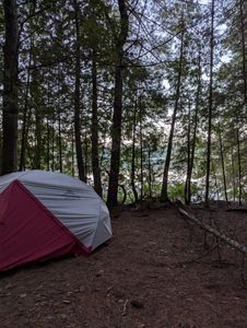 1 tent spot