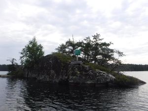 WCPP sign on small island