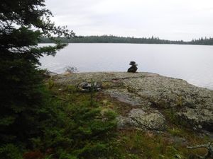 Small campsite on Kilburn looking south