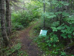 WCPP sign on portage trail