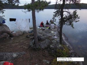 Burt Lake, Campsite UE community area on point