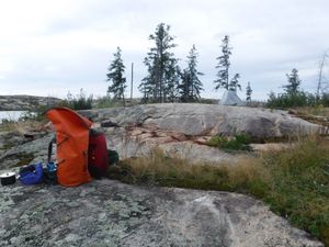 HD campsite looking north