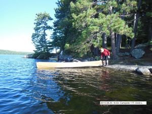 Doré Lake, Campsite 17T Take-out/Put-in
