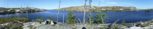 panoramic view of campsite GZ